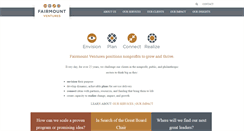 Desktop Screenshot of fairmountinc.com